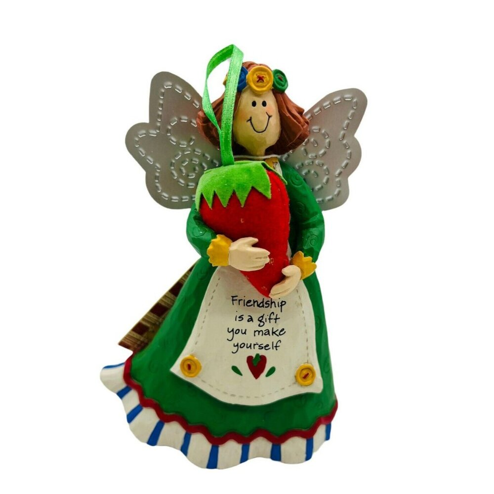 Gooseberry Patch Crafting Angel‎ Pin Cushion Strawberry Midwest Cannon Falls